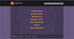 Desktop Screenshot of alejaopon.pl